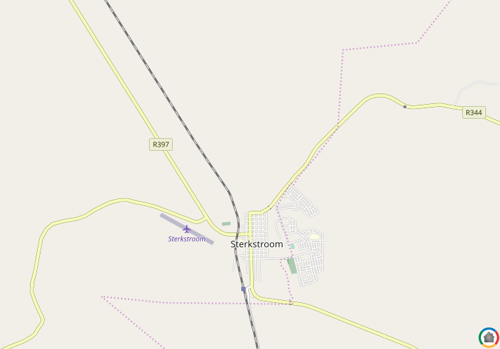 Map location of Sterkstroom